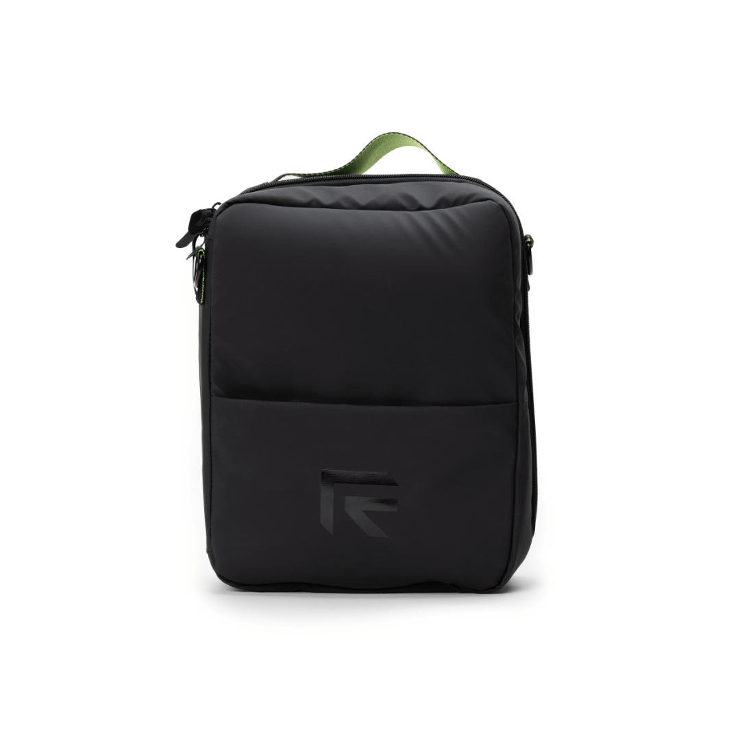 The Ex Kit by Rage Fitness is a revolutionary resistance & recovery kit. The Ex Kit is a complete home gym equipment solution, a lightweight design conveniently packed into a nylon-padded durable "gym in a bag" featuring a zipper pocket, webbing handle, a