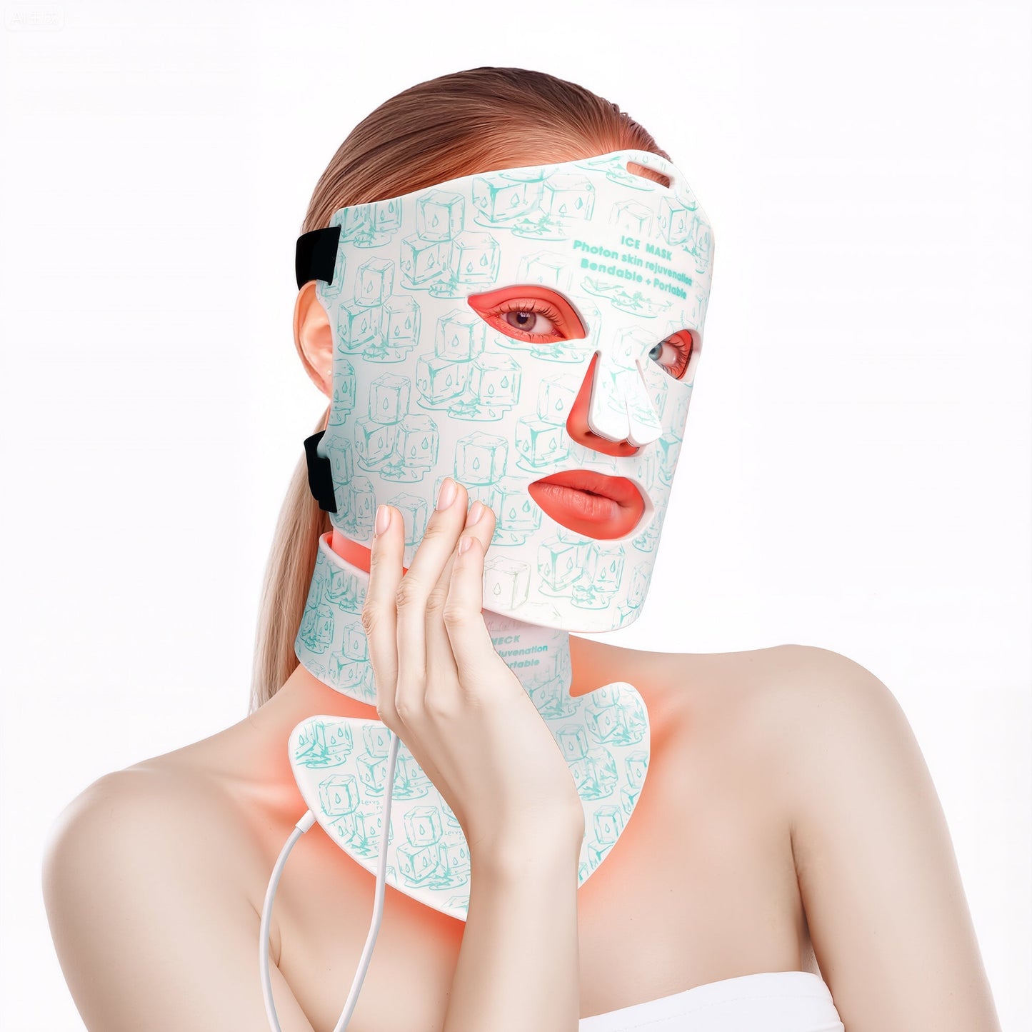 Transform your skincare routine with the LumyHealth IceGlow LED Mask & Neck. Combining soothing cold therapy with targeted LED light wavelengths, this mask helps reduce redness, calm inflammation, and promote a radiant, youthful complexion. Ergonomically