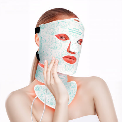 Transform your skincare routine with the LumyHealth IceGlow LED Mask & Neck. Combining soothing cold therapy with targeted LED light wavelengths, this mask helps reduce redness, calm inflammation, and promote a radiant, youthful complexion. Ergonomically