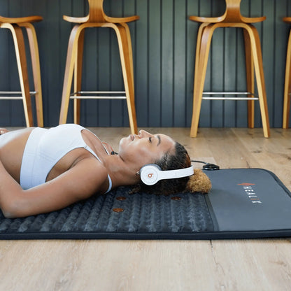The HEALiX Revive PEMF Mat brings together three of the most risk free and prominent holistic healing technologies to create the Ultimate Trifecta. The Revive takes our expertly engineered Infrared Technology and combines it with PEMF & Red Light Therapy