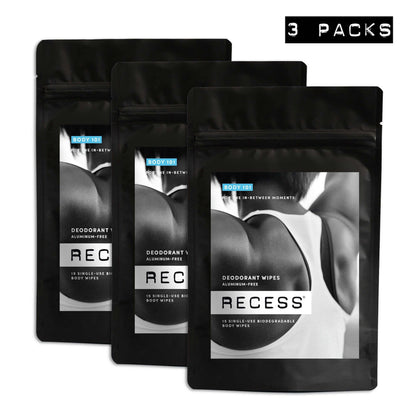 MAIN BENEFITOur bestseller! 50% of people reapply deodorant every day, reapplying stick deodorant layered on top of leftover deodorant and odor. Ick! Our Aluminum-free deodorant wipe solves this problem!ADDITIONAL BENEFITSRemoves sweat, odor + debris.Reap