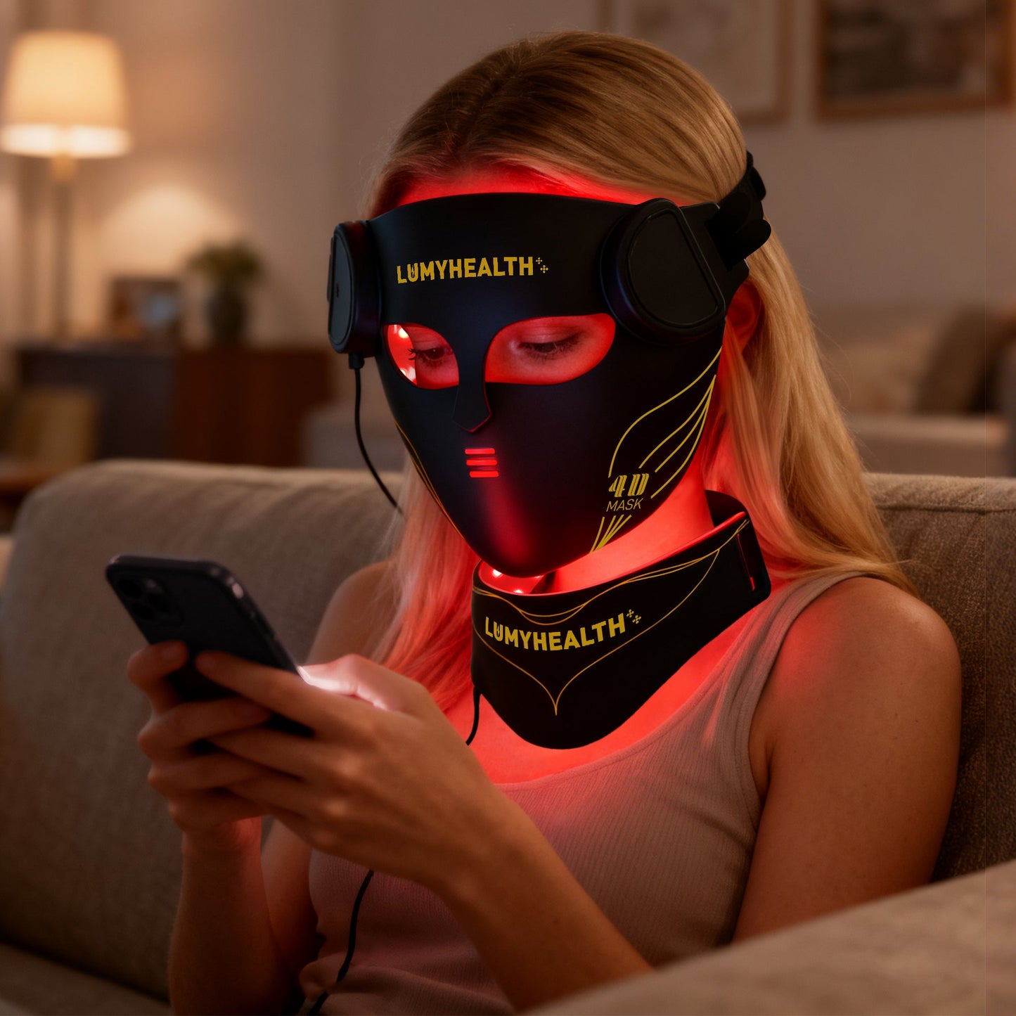 LumyHealth 4D Rejuvenating Face & Neck Mask