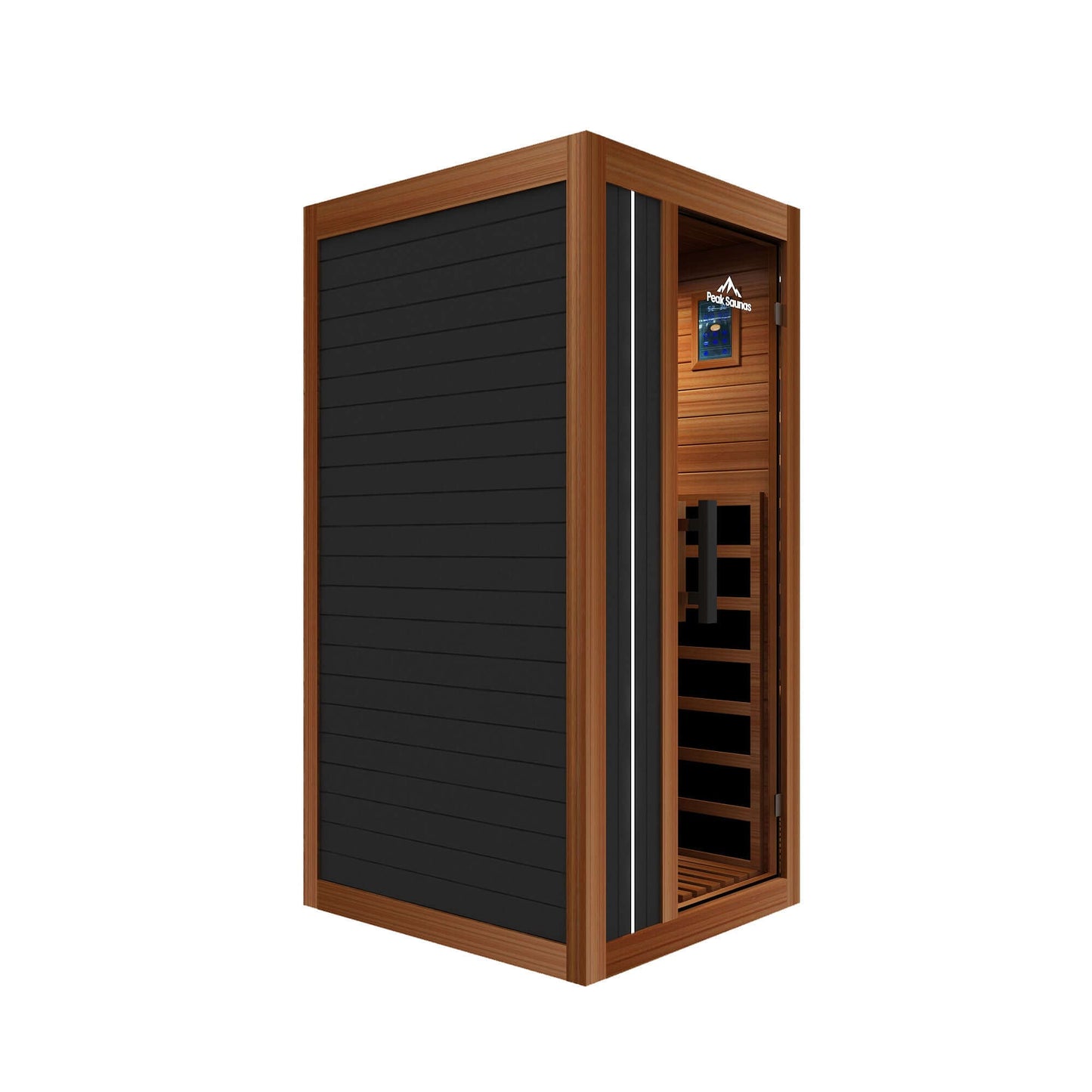 Reach the Peak of Personal Wellness with Aspen Compact luxury. Cedar craftsmanship. Pure infrared therapy. Introducing the Peak Saunas Aspen—a beautifully built indoor FAR infrared sauna designed for solo sessions without compromise. Crafted from aromatic