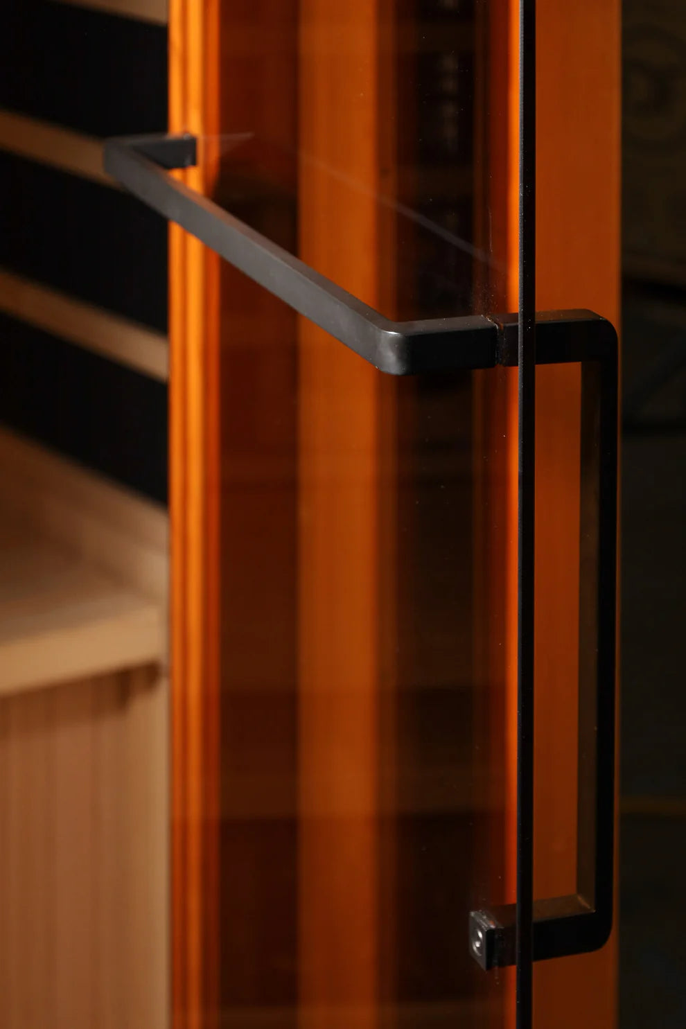 1 Person Capacity (Compact Unit - Ideal for 1 Person) Exterior dimensions (LWH): 37″ x 41″ x 75″ (roof overhang: adds 5″ to length) Interior dimensions (LWH): 32″ x 36″ x 68″ 5 Total Heaters, 3 PureTech™ Near Zero EMF (EMF under 3MG when sitting 2 to 3 in