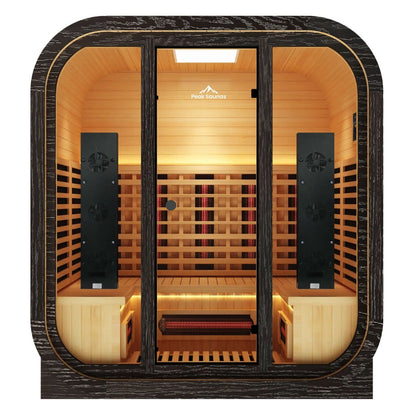 Reach the Peak of Outdoor Luxury with El Capitan Architectural elegance. All-season performance. Wellness without compromise. Introducing the Peak Saunas El Capitan—a meticulously engineered 4-person outdoor infrared sauna that blends spa-grade performanc