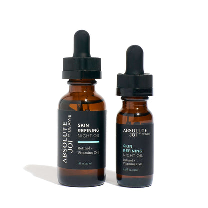 Dermatologists have recommended Retinol and Vitamin C for decades as the one-two combo to effectively improve the look of dark marks and brighten the appearance of skin tone, while helping to support collagen to firm the look of skin and reduce the appear