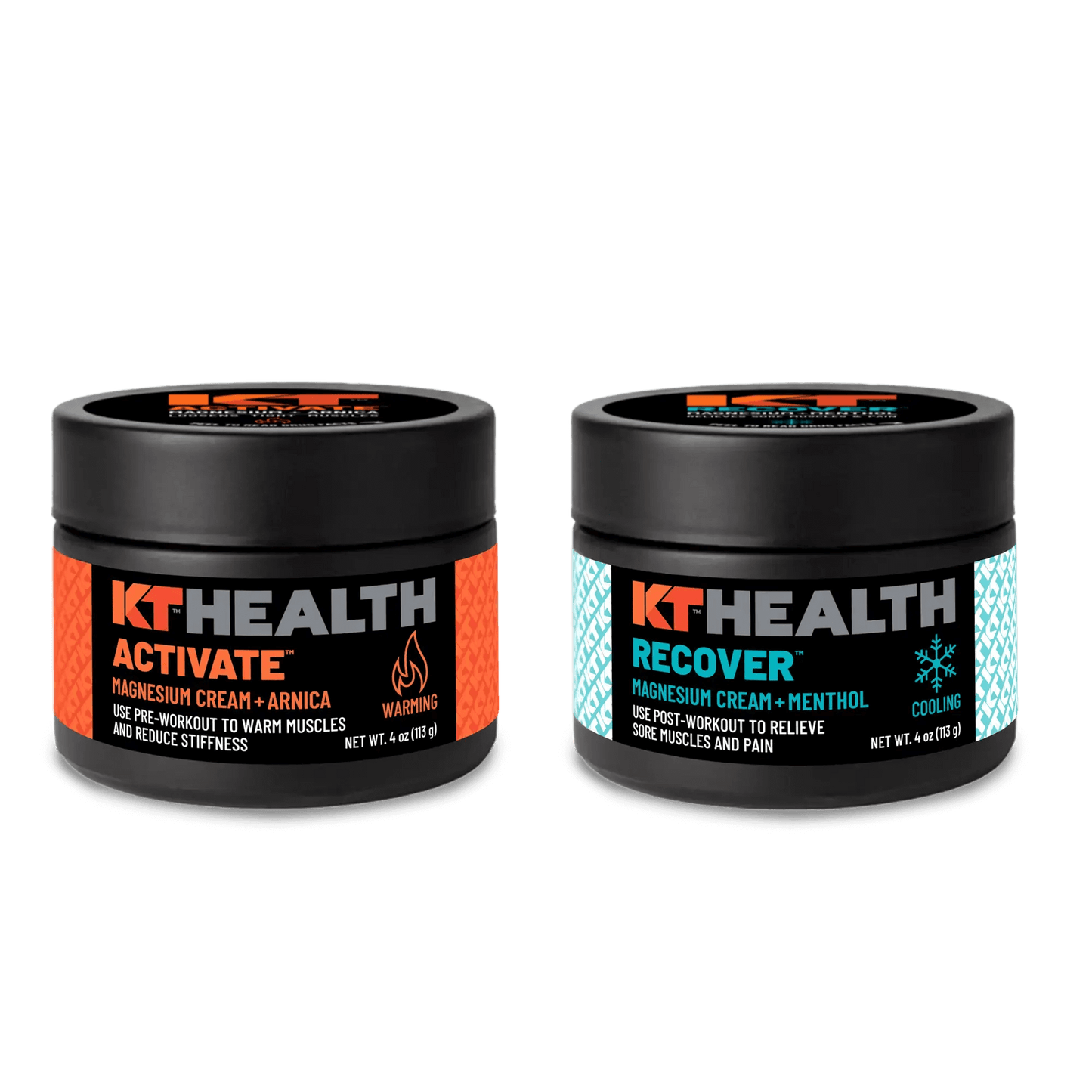 Unlock Your Best Performance and enhance muscle recovery with KT Health Magnesium Creams – the ultimate solution for pre- and post-workout muscle care, relief and calming recovery. Designed for athletes and active individuals, our innovative creams provid