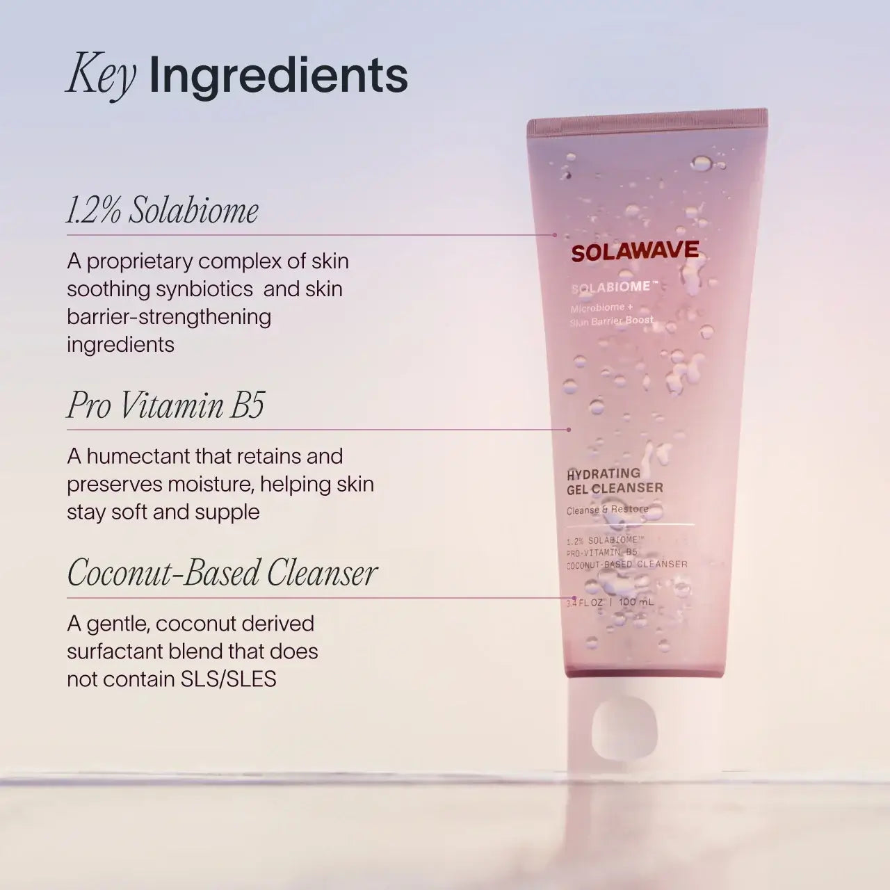 The first step of your microbiome-supporting routine, this hydrating foam cleanser cleans without stripping and preps skin for peak product absorption. Clean & fragrance-free Vegan & cruelty-free Dermatologist-tested