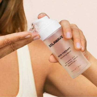 A long-lasting, age-defying serum to optimize your Skincare Wand’s performance. A must for any Red Light Therapy lover. Clean & fragrance-free Vegan & cruelty-free Dermatologist-tested