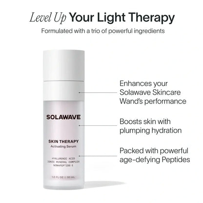 A long-lasting, age-defying serum to optimize your Skincare Wand’s performance. A must for any Red Light Therapy lover. Clean & fragrance-free Vegan & cruelty-free Dermatologist-tested