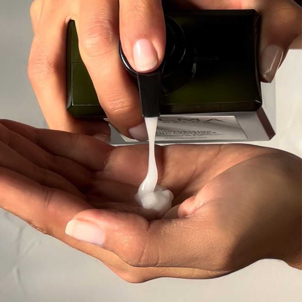 Experience the ultimate care for your hands with our hydrating hand sanitizing serum. An all in one solution that which acts as both an everyday hand sanitizer and hand lotion. Doctor formulated to hydrate, support skin firmness, and nourish and soften na