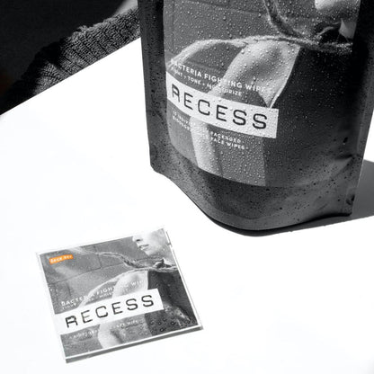 MAIN BENEFITCDC approved ingredient to help kill germs while moisturizing your face.ADDITIONAL BENEFITSAcne preventionControls maskneFight + Tone + MoisturizeRECESS bacteria fighting face wipes help kill germs, remove dead skin cells, sweat + pollution wh