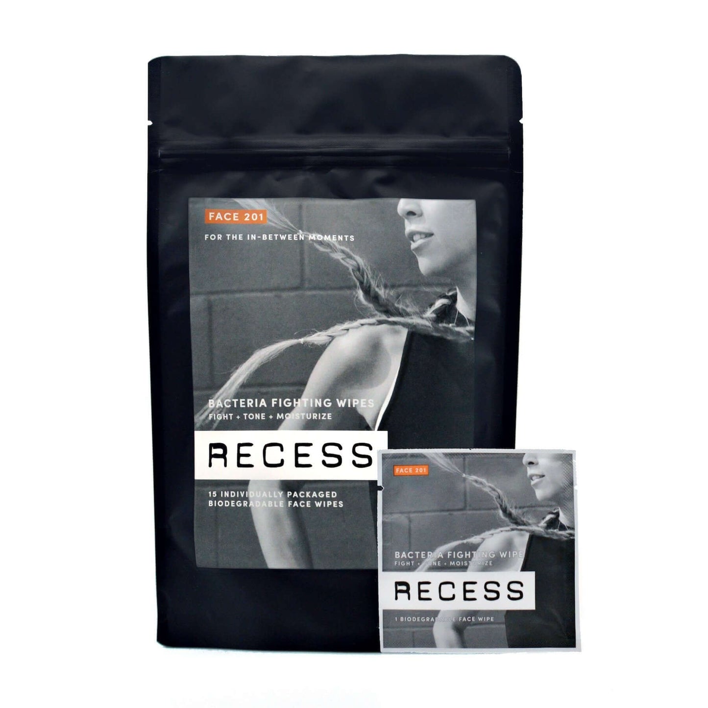 MAIN BENEFITCDC approved ingredient to help kill germs while moisturizing your face.ADDITIONAL BENEFITSAcne preventionControls maskneFight + Tone + MoisturizeRECESS bacteria fighting face wipes help kill germs, remove dead skin cells, sweat + pollution wh