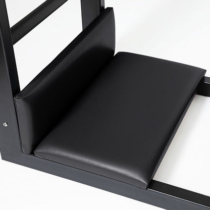 Built of top quality wood. Combines ladder rungs with a barrel surface, for stretching, strengthening and flexibility exercises. Perfect stability. Adjustable length, from 39.3 to 47.2 in Reinforced wood bracing system. Barrel cover with a NEW developed l
