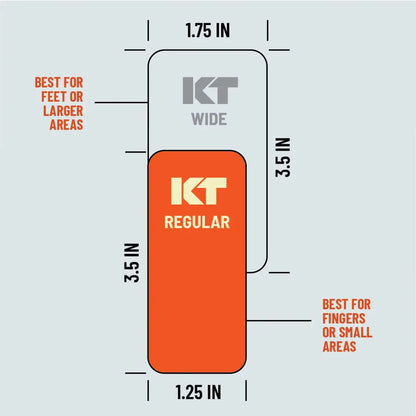 KT Health Blister Prevention Tape from KT Tape® is the pinnacle in athlete blister prevention care. These premium synthetic non-woven fabric strips are designed to help prevent athlete-related abrasion injuries, such as blisters, chafing, and hot spots*,