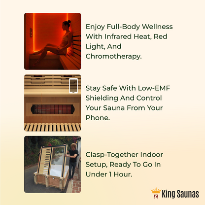 Peak Saunas The Crown Full Spectrum Infrared