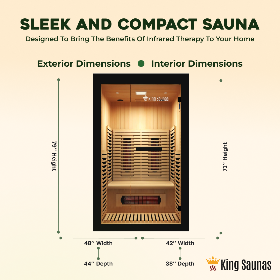 Peak Saunas The Crown Full Spectrum Infrared
