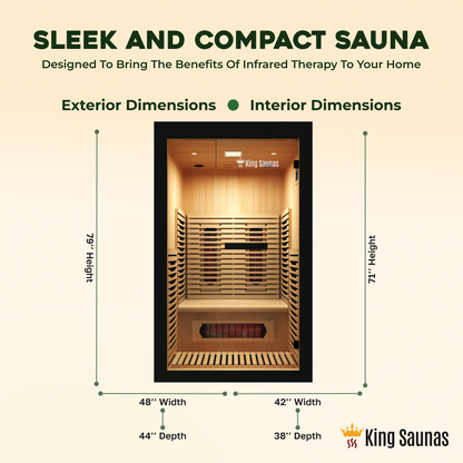 Peak Saunas The Crown Full Spectrum Infrared