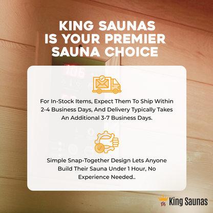 Peak Saunas The Crown Full Spectrum Infrared