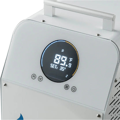 With your DCT chiller you can easily and efficiently cool your water down to a low of 37°F without the daily hassle of obtaining and adding ice! With the mobile app, the chiller can be powered on and controlled anywhere there’s a Wi-Fi connection. Additio