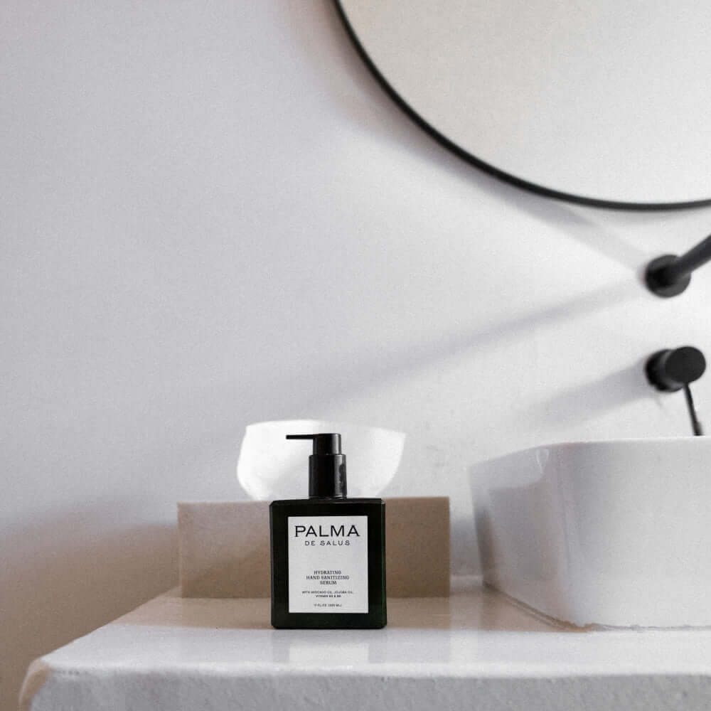 Experience the ultimate care for your hands with our hydrating hand sanitizing serum. An all in one solution that which acts as both an everyday hand sanitizer and hand lotion. Doctor formulated to hydrate, support skin firmness, and nourish and soften na