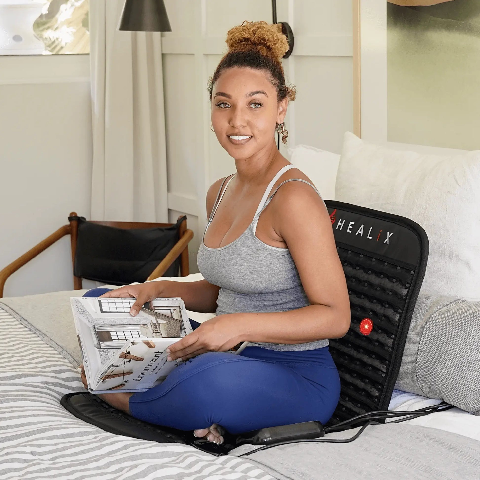 The HEALiX Revive Mini brings together three of the most risk free and prominent holistic healing technologies to create the Ultimate Trifecta. The Revive PEMF Mat takes our expertly engineered Infrared Technology and combines it with PEMF & Red Light The