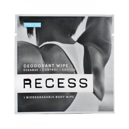 MAIN BENEFITOur bestseller! 50% of people reapply deodorant every day, reapplying stick deodorant layered on top of leftover deodorant and odor. Ick! Our Aluminum-free deodorant wipe solves this problem!ADDITIONAL BENEFITSRemoves sweat, odor + debris.Reap