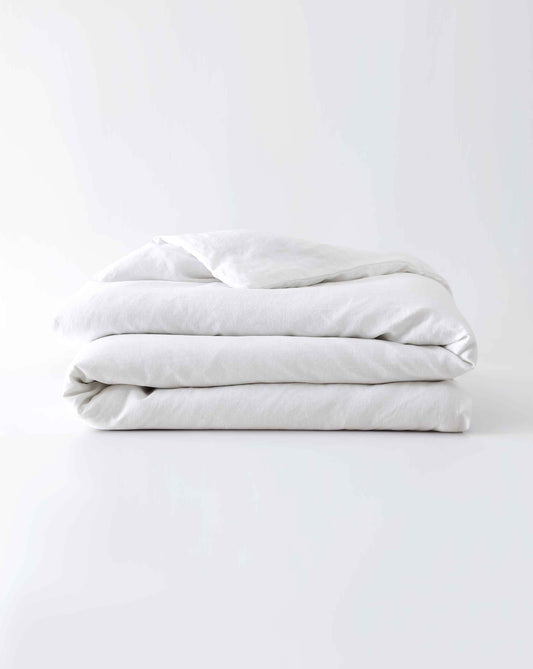 Protect your weighted blanket, throw, or comforter with an easy-to-wash, cool, and breathable linen cover. Perfectly sized to fit our weighted blankets and comforters, our European linen is stonewashed for softness and of the highest quality. Queen and Ki