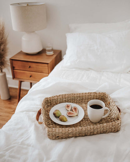 Protect your weighted blanket, throw, or comforter with an easy-to-wash, cool, and breathable linen cover. Perfectly sized to fit our weighted blankets and comforters, our European linen is stonewashed for softness and of the highest quality. Queen and Ki