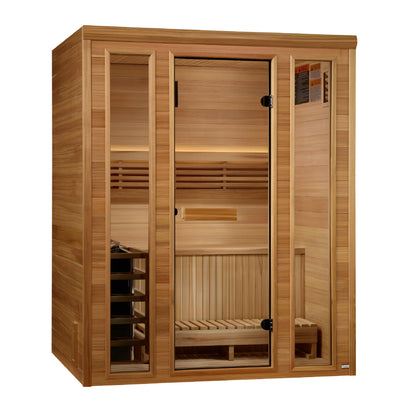 Golden Designs "Andermatt Edition" 3 Person Traditional Steam Sauna