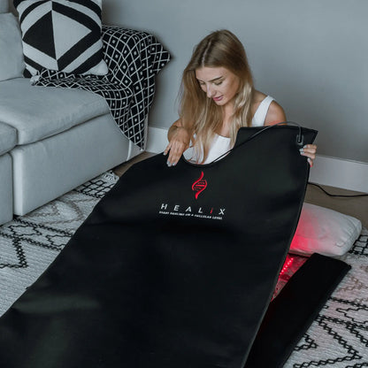 The HEALiX Glow is the ultimate wellness modality transformed in a more compact, convenient, portable, and affordable package. Improve cellular function, athletic performance, skin health and appearance plus fight chronic aches and inflammation all withou