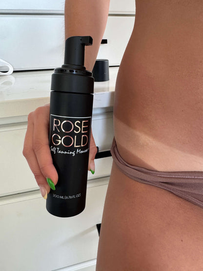 Looking for a self tanning mousse that melts into your skin and develops into a beautiful rich natural tan? Look no further! LOVED by many you will want to grab 2 bottles so you always have your favorite on hand! Best Self-Tanning Mousse Rose Gold Self Ta