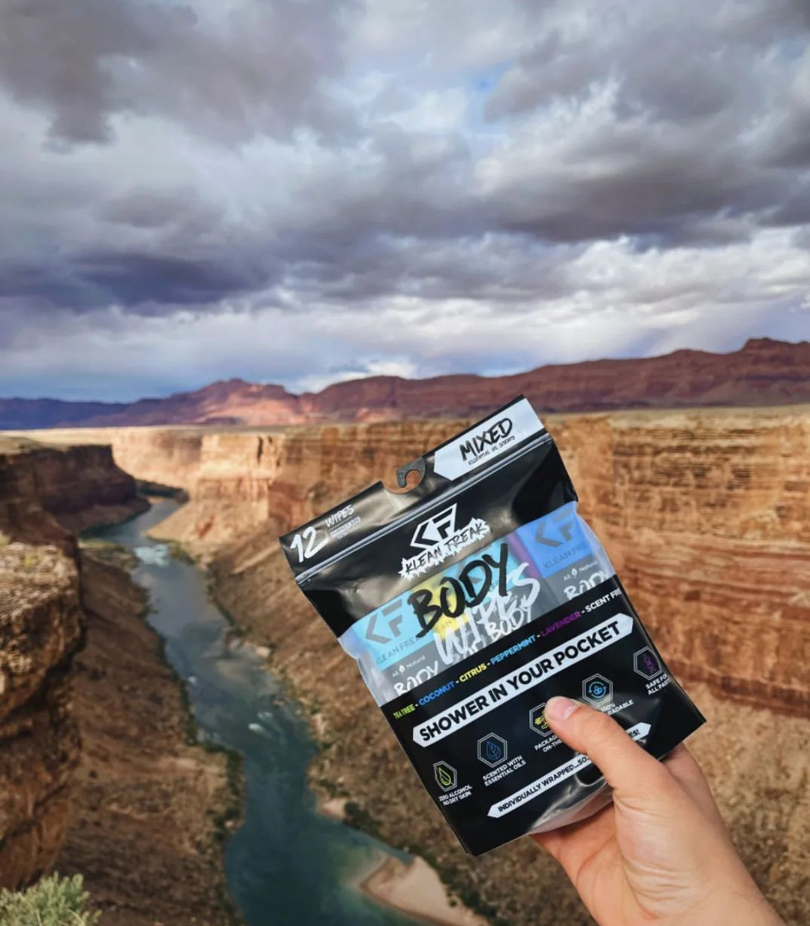 Klean Freak Body Wipes - 12 Pack