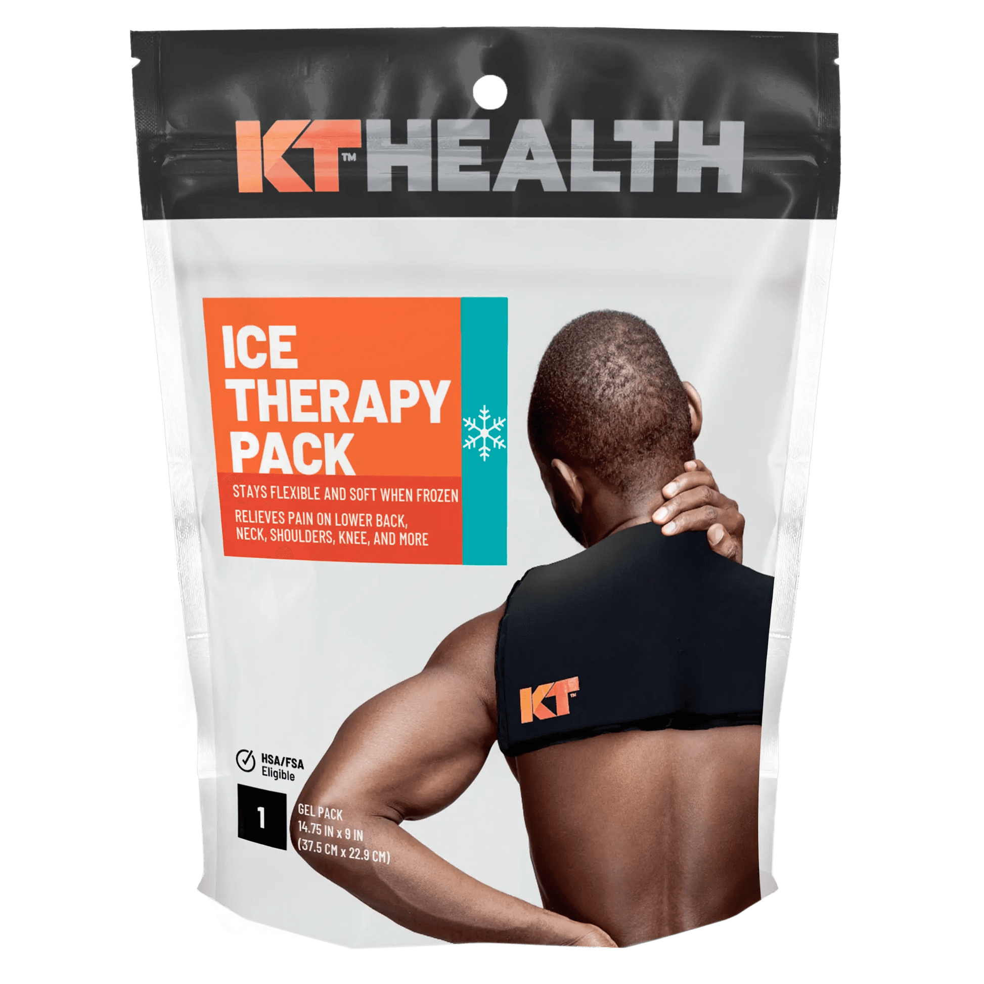 The KT Health Ice Therapy Pack is the best way to get cold therapy for sore muscles and joints in a comfortable and effective way. Designed specifically for use on areas including lower back, neck, shoulders, and more, anywhere too big for a sleeve. With
