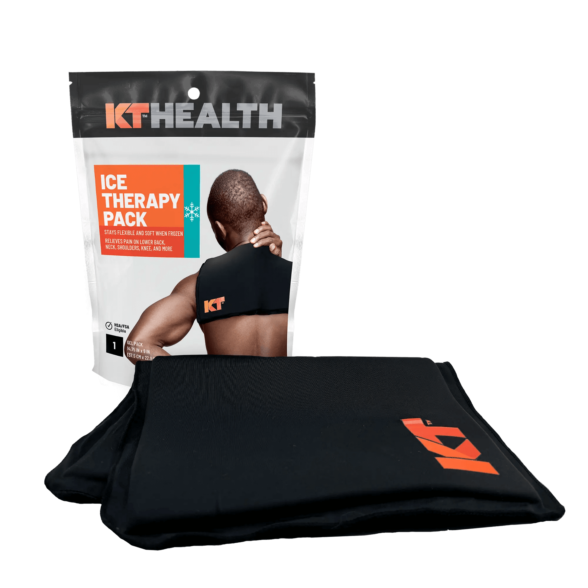 The KT Health Ice Therapy Pack is the best way to get cold therapy for sore muscles and joints in a comfortable and effective way. Designed specifically for use on areas including lower back, neck, shoulders, and more, anywhere too big for a sleeve. With