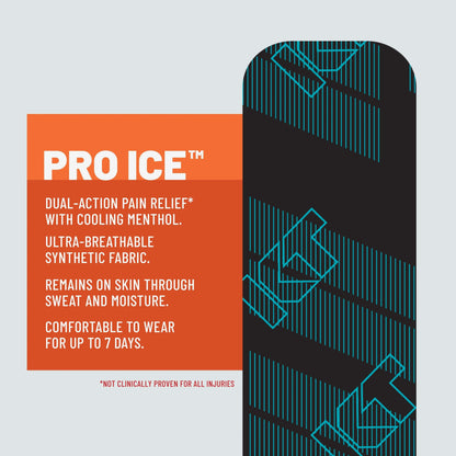 Unlock Your Movement Potential with KT Tape® Pro Ice™Introducing KT Tape® Pro Ice™ – the ultimate solution for dual-action: pain relief + cooling. Crafted with cutting-edge technology and designed for athletes like you, KT Tape® Pro Ice™ combines the reli