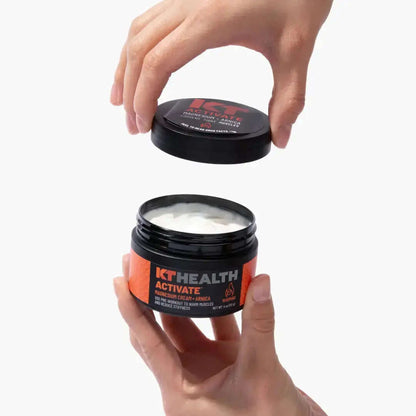 Unlock Your Best Performance and enhance muscle recovery with KT Health Magnesium Creams – the ultimate solution for pre- and post-workout muscle care, relief and calming recovery. Designed for athletes and active individuals, our innovative creams provid