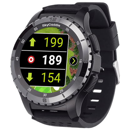 Golf’s largest and brightest color touchscreen measuring 1.39” (3.5 cm) Preloaded with over 35,000 of SkyGolf's ground-verified, error-corrected maps for unmatched accuracy Full HD graphics for stunning HoleVue® and IntelliGreen® imagery Powered by ultra-