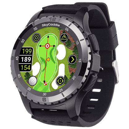 Golf’s largest and brightest color touchscreen measuring 1.39” (3.5 cm) Preloaded with over 35,000 of SkyGolf's ground-verified, error-corrected maps for unmatched accuracy Full HD graphics for stunning HoleVue® and IntelliGreen® imagery Powered by ultra-
