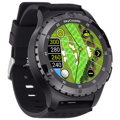 Golf’s largest and brightest color touchscreen measuring 1.39” (3.5 cm) Preloaded with over 35,000 of SkyGolf's ground-verified, error-corrected maps for unmatched accuracy Full HD graphics for stunning HoleVue® and IntelliGreen® imagery Powered by ultra-