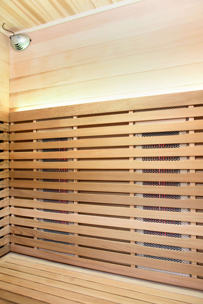 Reach the Peak of Wellness with Fuji More space. More heat. More relaxation. Introducing the Peak Saunas Fuji—the most spacious and feature-rich 2-person infrared sauna available. Designed for those who crave luxury, comfort, and powerful wellness benefit