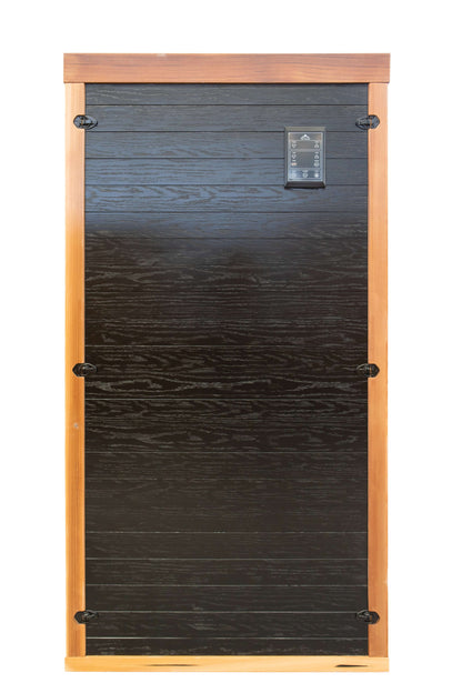 Reach the Peak of Wellness with Rainier Luxury. Performance. Precision. All in one. Introducing the Peak Saunas Rainier—a 1-person infrared sauna meticulously crafted for those who demand more from their wellness routine. Built from stunning Canadian red