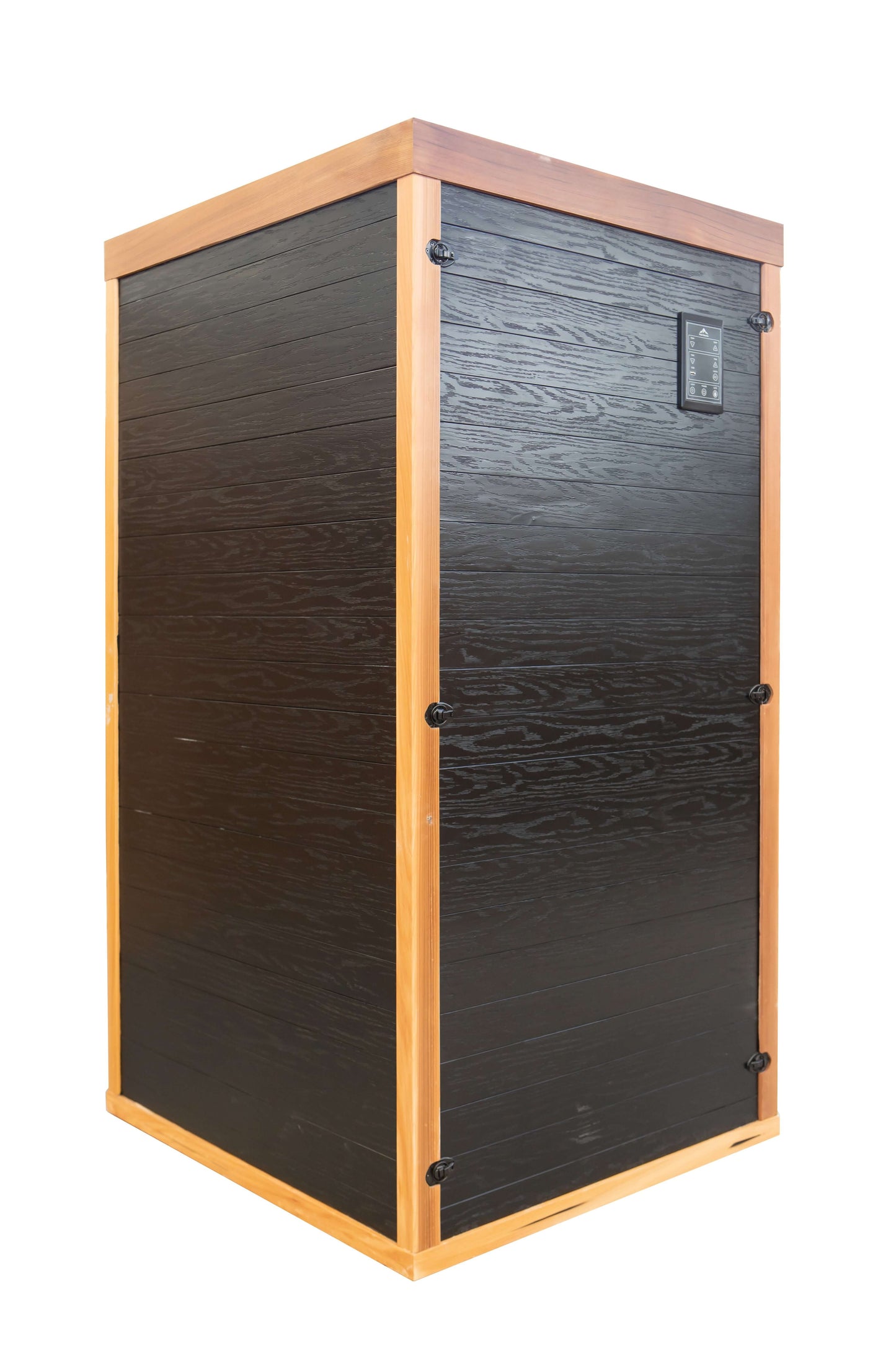 Reach the Peak of Wellness with Rainier Luxury. Performance. Precision. All in one. Introducing the Peak Saunas Rainier—a 1-person infrared sauna meticulously crafted for those who demand more from their wellness routine. Built from stunning Canadian red