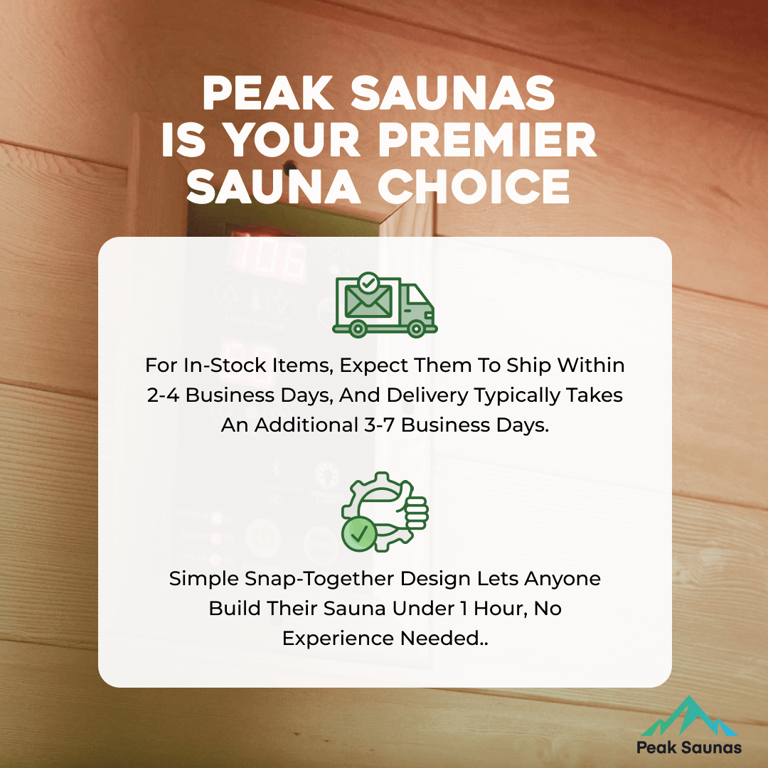 Reach the Peak of Wellness with Matterhorn Even more room. Even more power. Even more rejuvenation. Introducing the Peak Saunas Matterhorn—a spacious 3-person infrared sauna engineered for those who want room to share or space to fully stretch out without