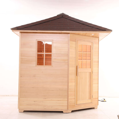 Product Description 01. Introduction This Outdoor Cabin Saunas bring all the beauty, functionality and experience of our classic barrel saunas, but in the cabin format some of our customers prefer. The outdoor cabin saunas fit perfectly on your deck or ba