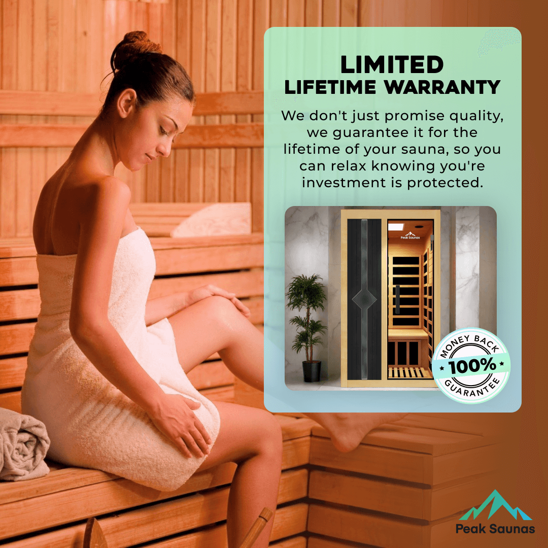 Reach the Peak of Wellness with Olympus Refined design. Elevated wellness. Built to impress. Introducing the Peak Saunas Olympus—a masterfully designed indoor FAR infrared sauna that brings together the healing power of full-body infrared therapy with the