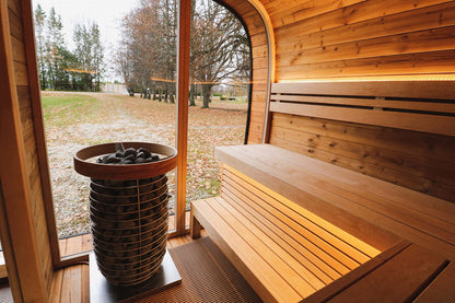 SAUNA EVOLUTION Elegant Serenity Sauna 5 🌟Discover the ultimate relaxation experience with our Elegant Serenity Sauna 5, designed for your comfort and serenity. Here's what makes it stand out:✨ Three-tiered Benches with Skirts: Enjoy the luxurious seatin