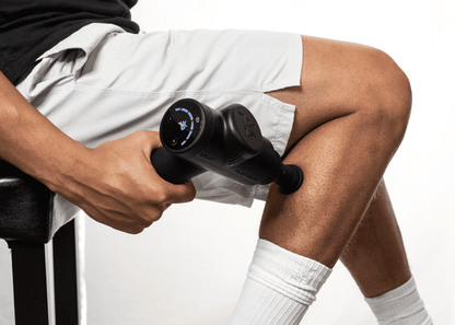 MVP+ a professional grade, deep muscle massager with silica rubber contour adapting ProTips for impact control that eases muscle tightness & trigger points for increased muscle flexibility, so you can move at the top of your game. Free ShocDuo Dual Head f