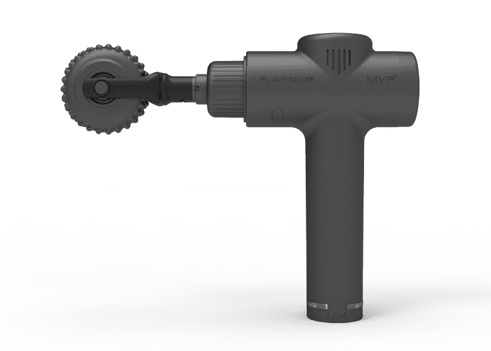 Our patent-pending GlidePro™ Roller Massage Head simulates the popular elbow technique used in massage therapy, also known as stripping. It delivers continuous pressure across the narrow bands of soft tissue to help release myofascial trigger points. For