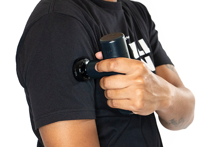 The HeatTip™ Massage Head helps activate muscle tissues and improve blood flow to accelerate recovery. For use with the MVP Mini Percussion Massage Gun. Massage gun not included.